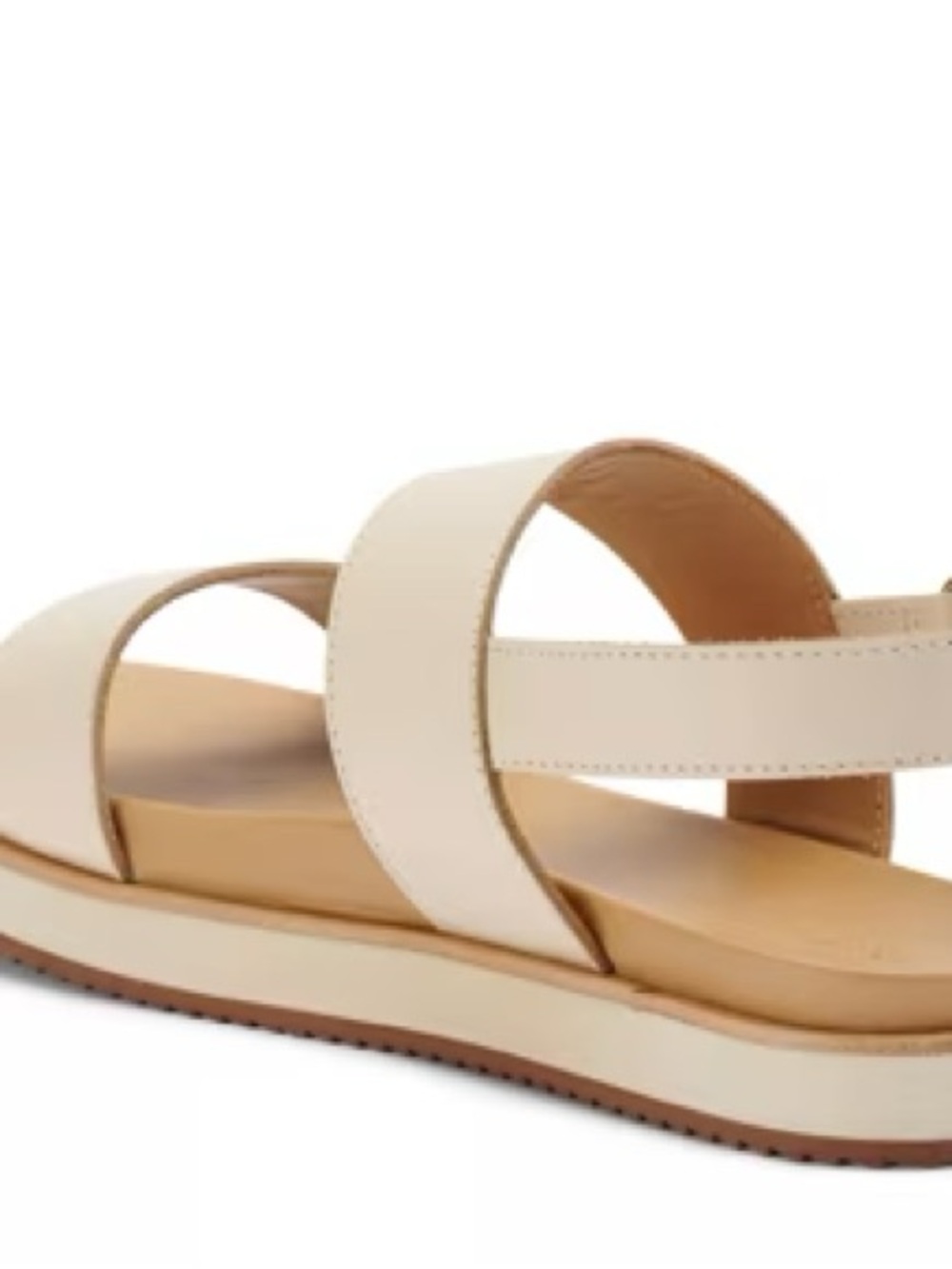 Nisolo Ivory Leather Double-Strap Slingback Sandals - Picture 4 of 5